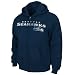 NFL Seattle Seahawks Touchbck III Full Zip Jacket Adult Long Sleeved Fullzip Hooded Fleece, Traditional Navy, Medium