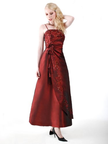 Envie/Paris – 1006 LYDIA Abendkleid Ballkleid 1-teilig in Weinrot Gr. 44 /146 cm Reviews