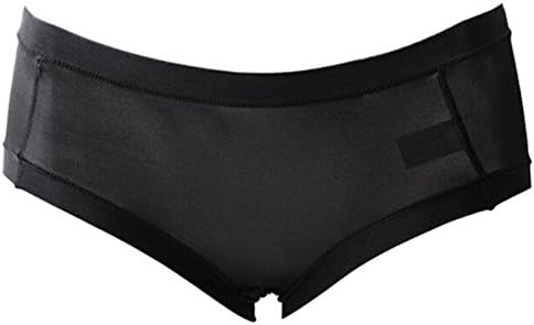Women Invisibles Hipster Seamless Panty Knickers Underwear Boxer briefs Black L