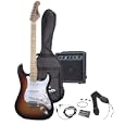 Pyle - Electric Guitar Starter Package for Beginners(3 Color Sunburst)