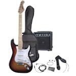 Pyle-Pro PGEKT30 Professional Full Size Electric 6 String Guitar Package w/ Amplifier
