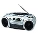 SANYO MCD-XJ790 - Portable Stereo AM/FM Radio, CD Cassette Player and Recorder Boombox Plays CD-R/CD-RW/CD