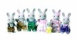 Sylvanian Families Grey Rabbit Family