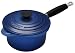 Le Creuset Enameled Cast-Iron 1-1/4-Quart Precision Pour Saucepan with Cover, Cobalt Blue