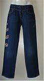 D&G Dolce & Gabbana Distressed Logo Jeans Size 33 New