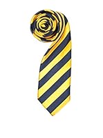 Carlo Visconti Corbata Rayas unica (Azul /  Amarillo)