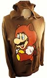 Super Mario Bros. Mens Hoodie Sweatshirt - Racoon Mario "Ears"