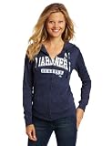 MLB Women's Seattle Mariners Real Flava Long Sleeve Full Zip Hoodie (Athletic Navy Heather, Small)