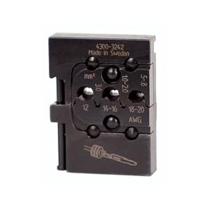 Wiha 43143 PortaCrimp Die Set For Weather Pack Open Barrel Terminals, 12-20 AWG