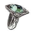 Absinthe Fairy Spirit Crystal Ring Size 8/Q