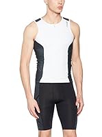 2XU Camiseta Tirantes Long Distance Tri (Blanco / Gris)