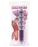 Waterproof Vibrating Anal Beads - Purple