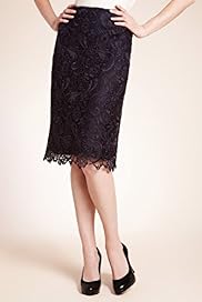 Autograph Floral Lace Pencil Skirt