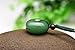 Parma77 Donut Light Green Dyed Jade Pendant Necklace Jewelry Lucky Protection Powers Amulet