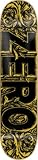 Zero Leaf Gold Skateboard Deck - 7.75
