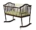 Image of Dream on Me Rocking Cradle, Cherry (part#: 645-C)
