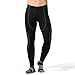 4ucycling Men's Black Silicone Gel Padded Compression Tights