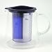 Tea Control Teapot with Brew Stop Infuser - Blue
