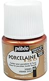 Pebeo Porcelaine 150 China Paint 45-Milliliter Bottle, Vermeil Gold