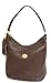 Tommy Hilfiger Turnlock Tassel Pebble Bucket Hobo,Chocolate,One Size