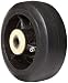 EZ Roll WEZ-0520-MORR 5" Diameter X 2" Width Rubber Tread Cast Iron Core Wheel, 450 lbs Load Capacity