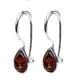 Honey Amber Hook Earrings