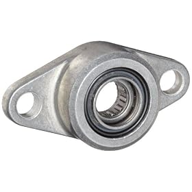 Spyraflo HF2-375-N Self-Aligning, Needle-Roller Bearing With Aluminum 2-Bolt Hole, 3/8" Inner-Diameter Housing-Flange