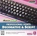 Quickstart QS-PROFONTDEC Pro Fonts Decorative Script [windows & Macintosh]
