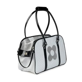 Ancol Soft Pet Carrier Black & White Dog Bag