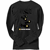 T-Shirt Long Sleeve Dark Silver  Haitian Invasion !  Haiti Country