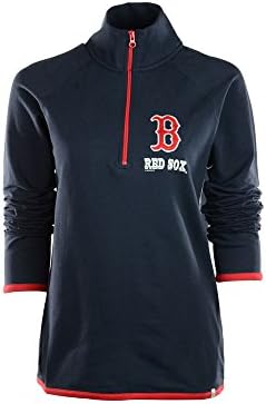 MLB Women's Showdown 1/4 Zip Sweater Bleacher Blue