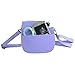 Katia Camera Case Bag Compatible for Fujifilm Instax Mini 11/9/ 8+/ 8 Instant Film Camera with Shoulder Strap and Photo Accessories Pocket - Purple Alpaca