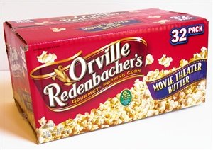 Childrens Toyshop  Gourmet Food : Orville Redenbacher's Movie Theater Butter Gourmet Popcorn - 32 Bags