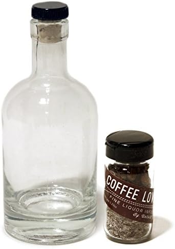 Untold Goods Spirits Infusion Kit - Quickly Add Flavor to Gin Rum Whiskey (Coffee Lover, 1 Vial + 1 Bottle)