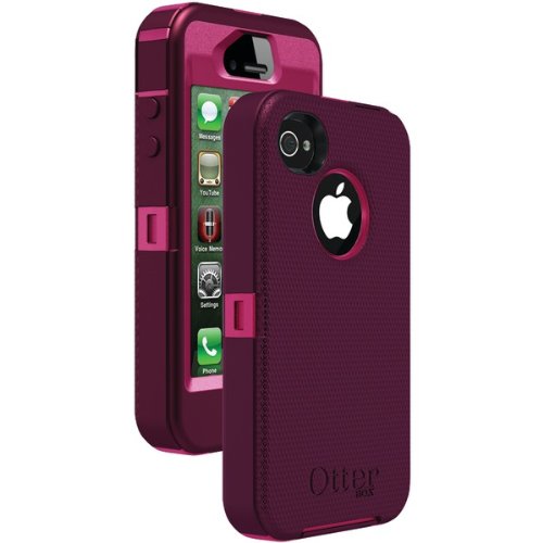 OtterBox Defender Series f iPhone 4 4S - Pink PlumB0075KWT9I 