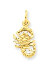 14k Scorpio Zodiac Charm