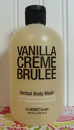 Hempz Vanilla Creme Brulee Herbal Body Wash 8.5 Fl Oz.