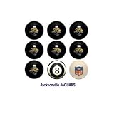 Jacksonville Jaguars NFL Licensed Billiards Ball Set of 9 (7 Team, 1 Cue,1 Eight Ball)