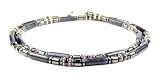 Men's Gemstone Necklaces In Sterling Silver, Beaded W/semi Precious Re...