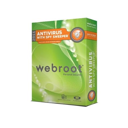 Webroot AntiVirus with Spy Sweeper 3-User [Old Version]