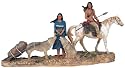 Native American Couple Collectible Indian Figurine Sculpture Statue