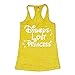 Disney's Lost Princess Women's WHITE INK Burnout Tank Top