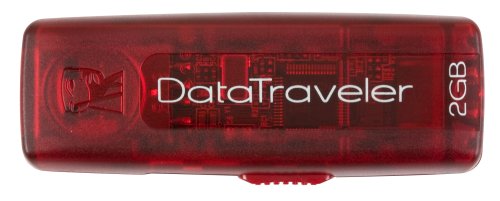 Childrens Toyshop  Electronics : Kingston DataTraveler 100 - USB flash drive - 2 GB - Hi-Speed USB - red