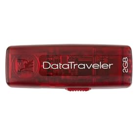 Kingston DataTraveler 2 GB USB 2.0 Flash Drive DT100R/2GB (Red)