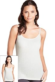 2 Pack Scoop Neck Pointelle Thermal Camisole