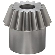 Boston Gear PA638Y-P Bevel Pinion Gear, 3:1 Ratio, 0.750" Bore, 8 Pitch, 16 Teeth, 20 Degree Pressure Angle, Straight Bevel, Steel
