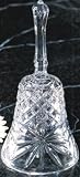 LAMPS BEAUTIFUL Handcrafted Crystal Dinner Bell 5 Tall--Excellent customer service--see our feedback.