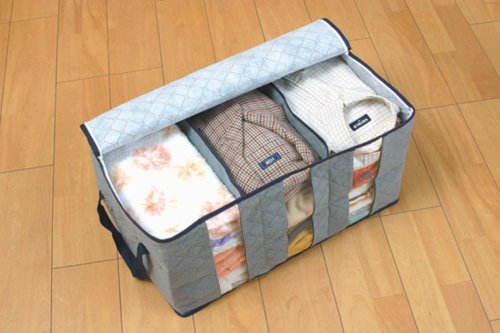 炭入キルティング仕分収納袋 