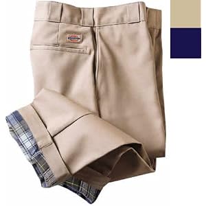 Dickies Men's Flannel Lined 874® Work Pant Size:38 x 30 Color:Navy