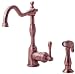 Danze D401557AC Opulence Single Handle Kitchen Faucet with Matching Side Spray, Antique Copper